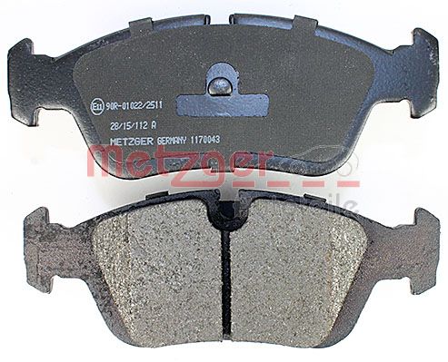 METZGER 1170043 Bremsbelagsatz, Scheibenbremse